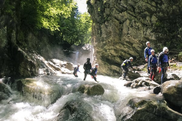 Canyoning in Interlaken, Switzerland