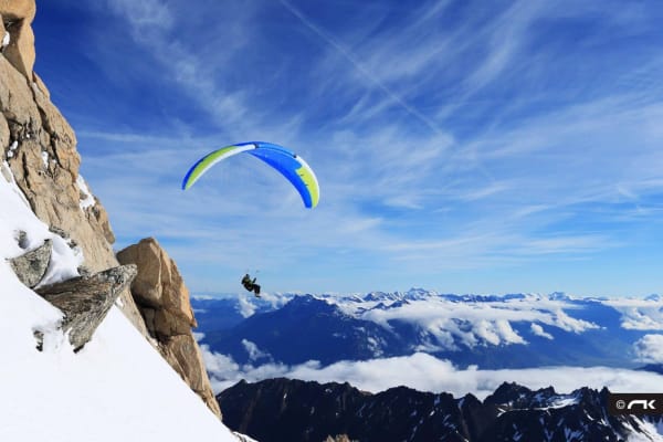 Winter Tandem Paragliding in Val Thorens