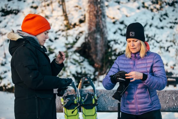 Schneeschuhwandern in Haparanda