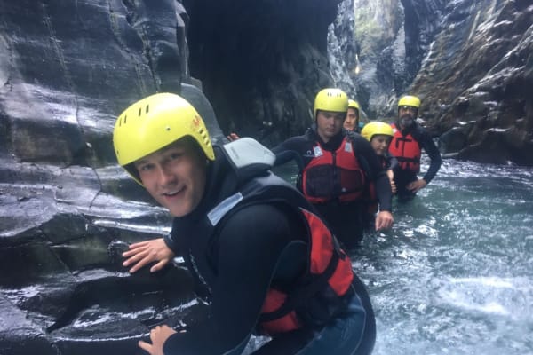 Body Rafting dans les Gorges de l'Alcantara près de Catane, Sicile