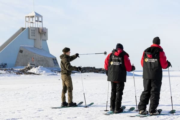 Schneeschuhwandern in Oulu