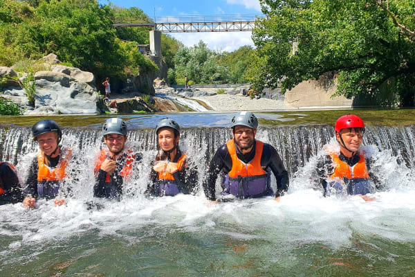 Canyoning in Alcantara Gorges