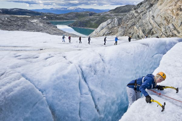 Randonnée glaciaire à Jondal