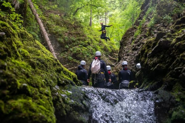 Canyoning in Bled