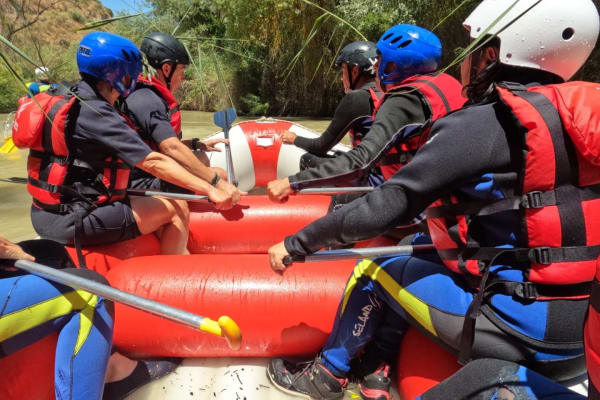 Iniciación al Rafting en el Guadalquivir en Villa del Río, cerca de Córdoba