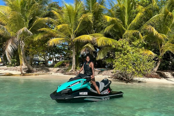 Jet Skiing in Port-Louis, Grande-Terre