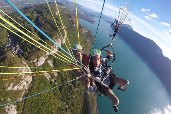 Parapente en Lago del Bourget, Aix les Bains