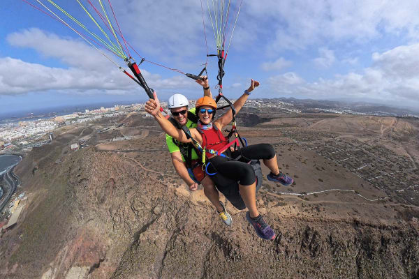 Paragliding in Maspalomas, Gran Canaria