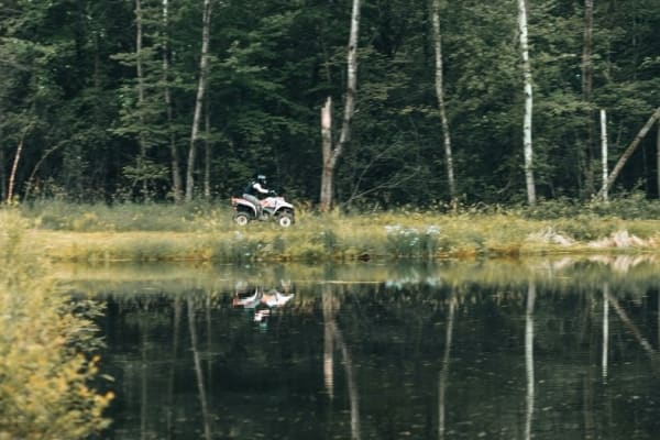 Overnight Quad Bike Tour around Swedish Lapland from Kiruna