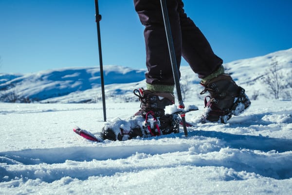 Schneeschuhwandern in Tyssedal