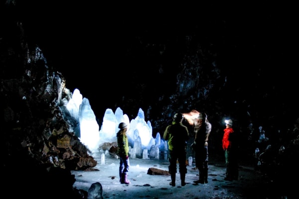 Caving in Mývatn 