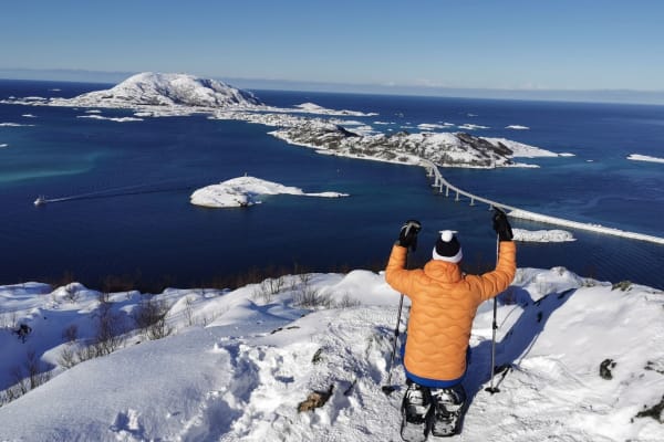 Schneeschuhwandern in Sommarøy