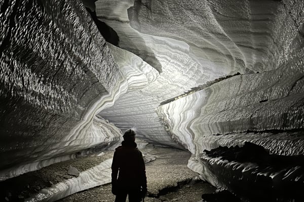 Ice Cave Hiking from Longyearbyen in Svalbard 