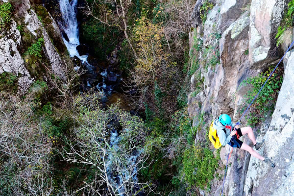 Canyon sec dans les Gorges d'Enval près de Clermont-Ferrand