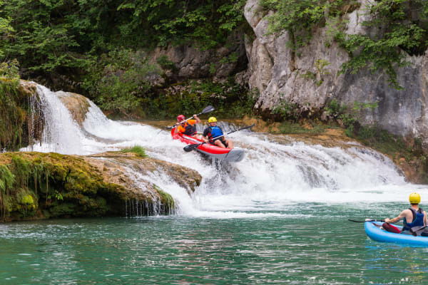 Canoraft Excursion on the Mrežnica River near Plitvice Lakes