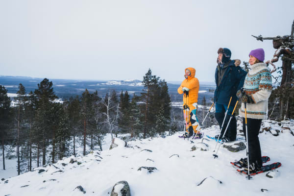 Schneeschuhwandern in Pyha