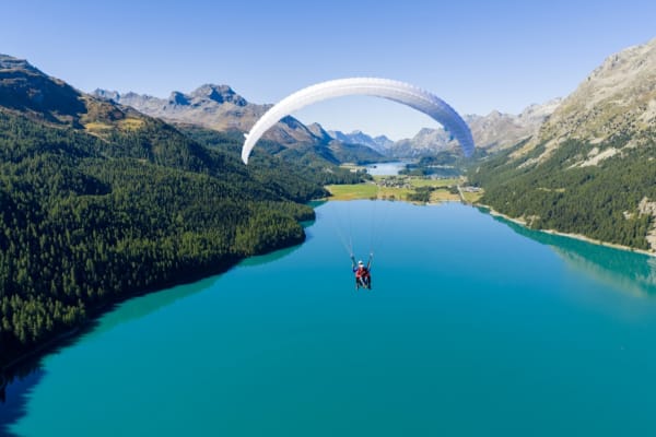 Parapente en San Moritz