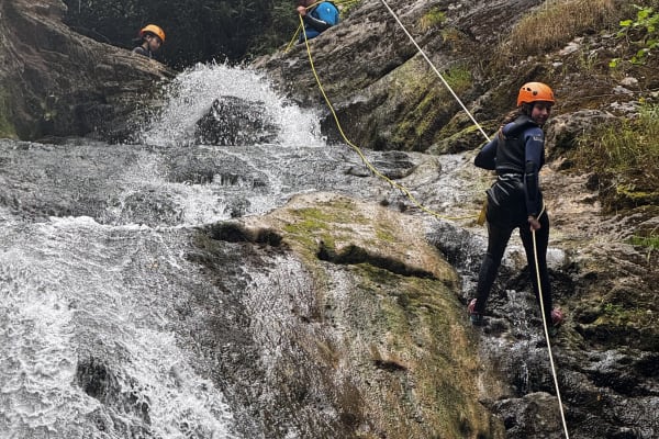 Canyoning in the River Navedo near Potes, Cantabria