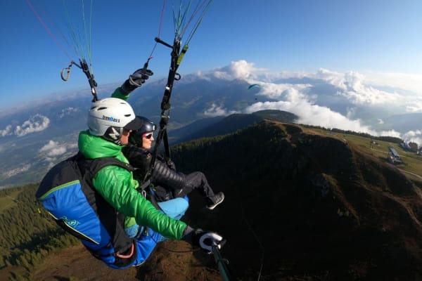 Paragliding in Kronplatz