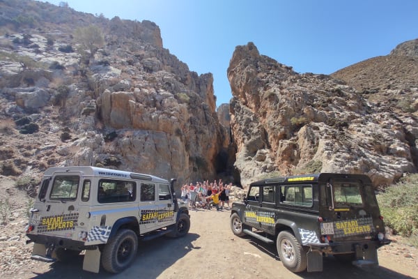 Guided 4x4 Jeep Tour on the South Coast of Crete from Hersonissos