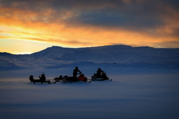 Motoneige à Ilulissat