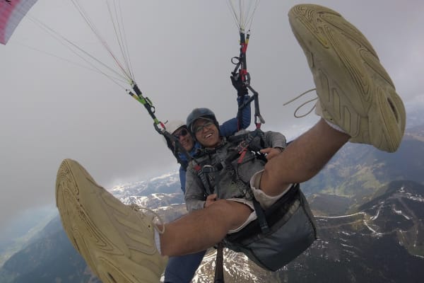 Tandem Paragliding Flight in Zell am See from Schmittenhöhe (2000m)