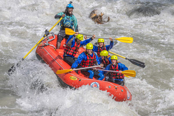 Rafting on the Dora Baltea River, Aosta