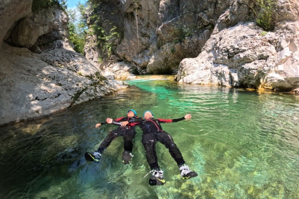 Canyoning in Soča