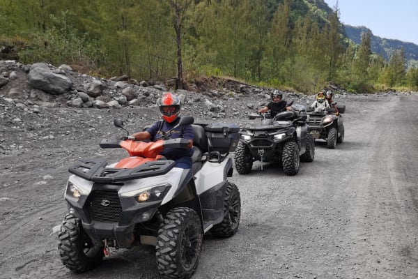 Quad Biking in Langevin River, Saint-Joseph