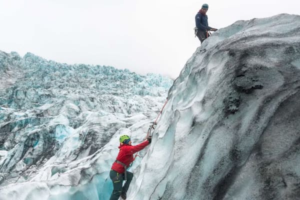Escalade sur glace à Skaftafell