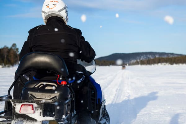 Motoneige à Ivalo