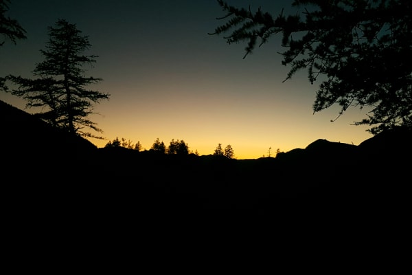 Raquettes à neige à Parc national du Mercantour