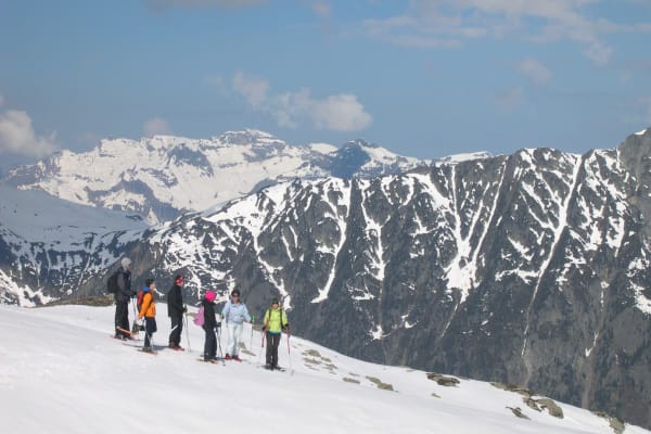 Raquettes à neige à Chamonix Mont-Blanc