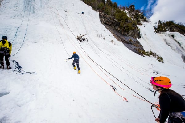 Escalade de glace à Québec (ville)