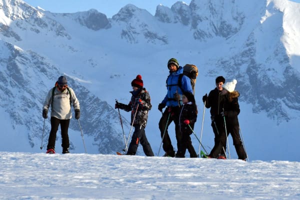 Raquettes à neige à Hautacam