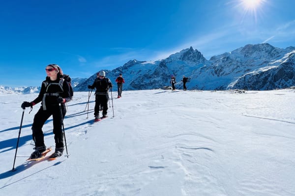 Raquettes à neige à La Grave
