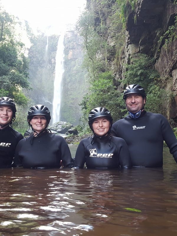 Canyoning in Südafrika