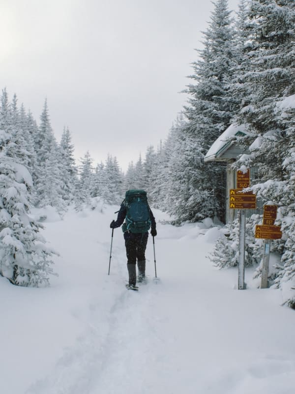 Schneeschuhwandern in Kanada