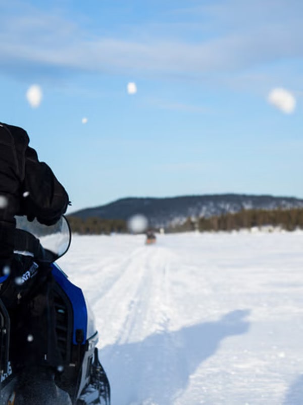 Snowmobiling in Finland