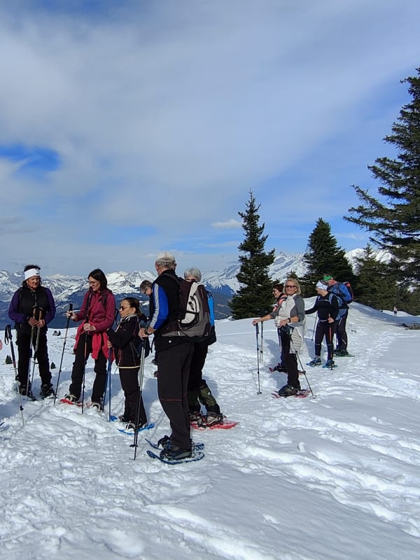 Raquetas de nieve en Suiza