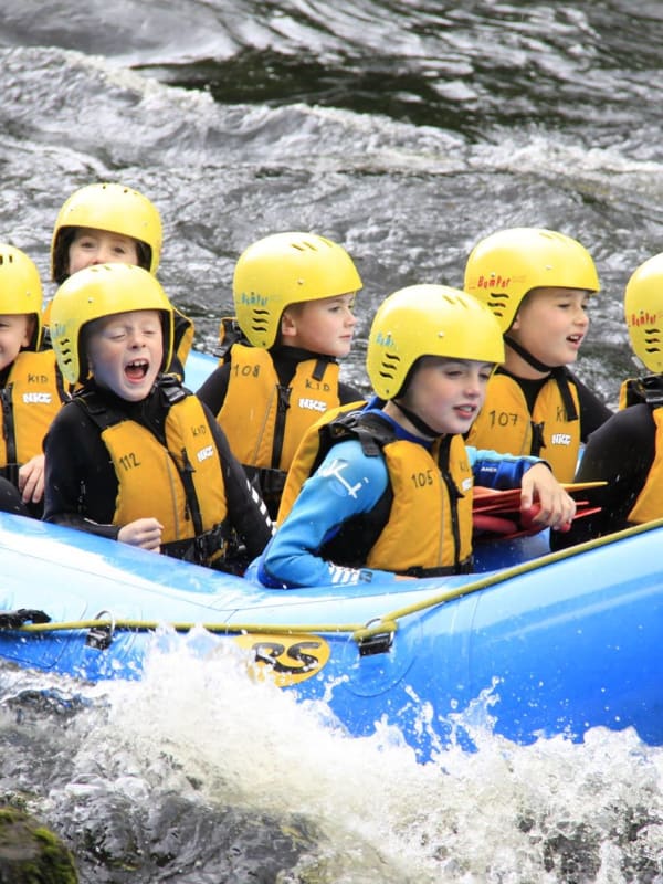 Rafting en el Reino Unido