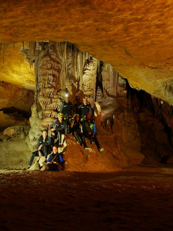 Caving in Spain