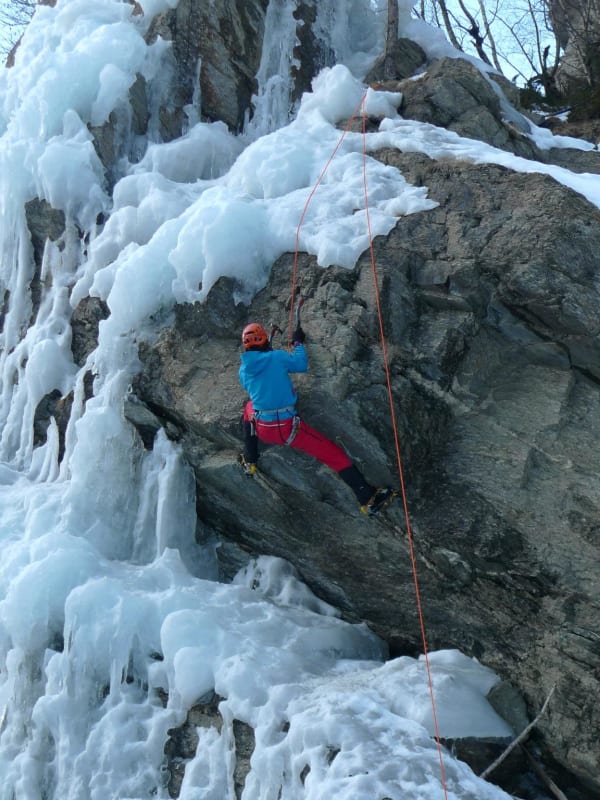 Eisklettern in Italien