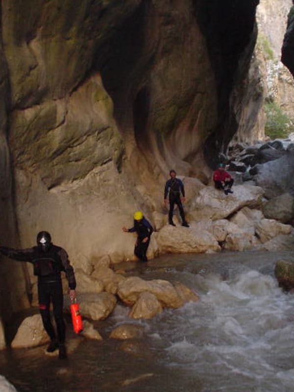 Canyoning in Griechenland