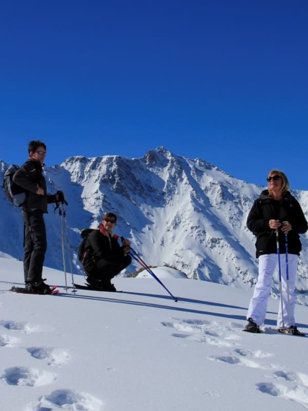 Snowshoeing in France