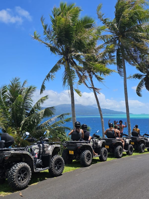 Rutas en quad en Polinesia Francesa