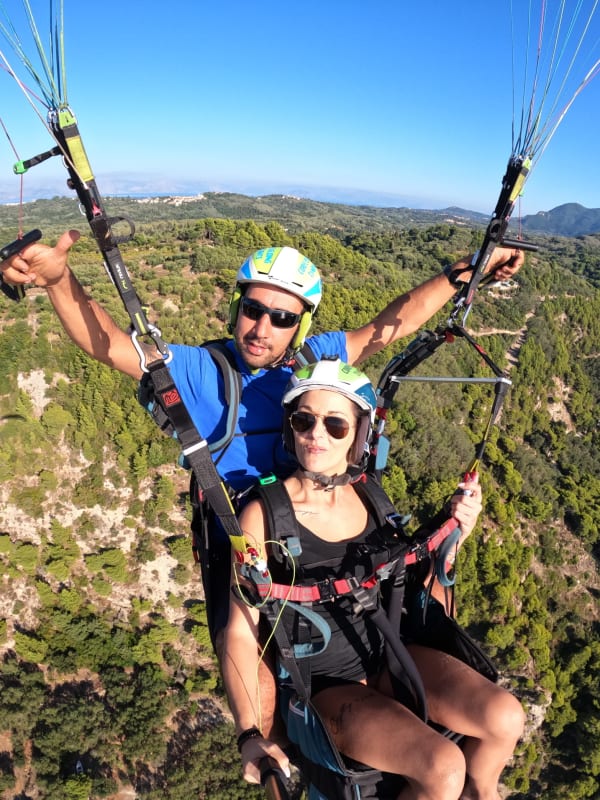 Paragliding in Greece
