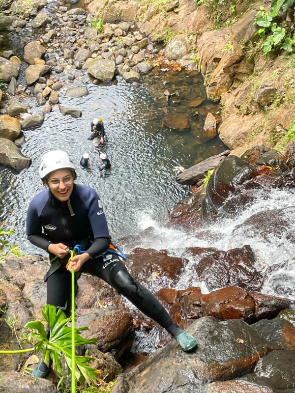 Canyoning in Guadeloupe