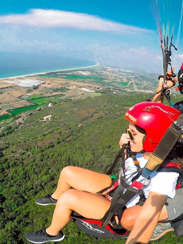 Paragliding in Italien