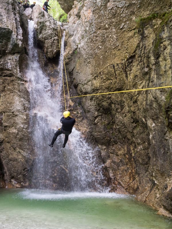 Canyoning en Slovénie